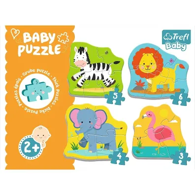 Baby Puzzle. Zwierz�tka na safari Trefl