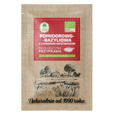 Dary Natury Przyprawa pomidorowo-bazyliowa z czosnkiem nied�wiedzim 15 g Bio