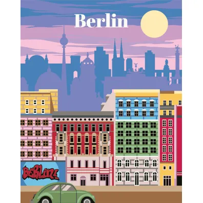 Malowanie po numerach CreArt - Berlin Ravensburger