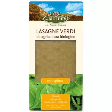 La Bio Idea Makaron (semolinowy ze szpinakiem) lasagne 250 g Bio