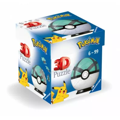 Puzzle Kula 54 el. 3D Pokemon Net Ball Ravensburger
