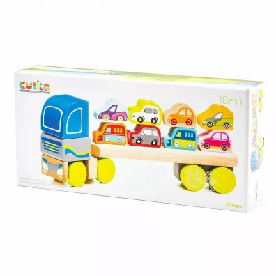 Ciarwka sorter z samochodami Cubika