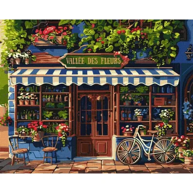 Ideyka Malowanie po numerach - Dolina kwiat�w 40x50cm