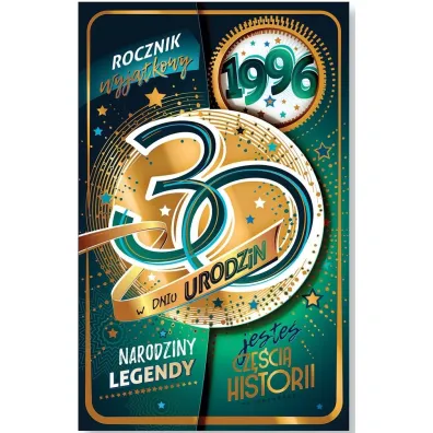 AbCard Kartka okoliczno�ciowa Urodziny 30