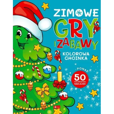Zimowe gry i zabawy. Kolorowa choinka