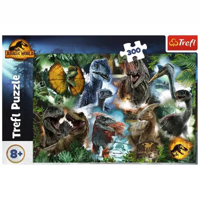 Puzzle 300 el. Ulubione dinozaury Trefl