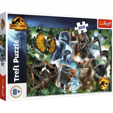 Puzzle 300 el. Ulubione dinozaury Trefl