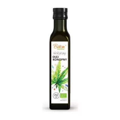 Batom Olej konopny t�oczony na zimno 250 ml Bio