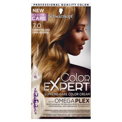 Schwarzkopf Color Expert krem trwale koloryzujący do włosów 7.0 Ciemny Blond