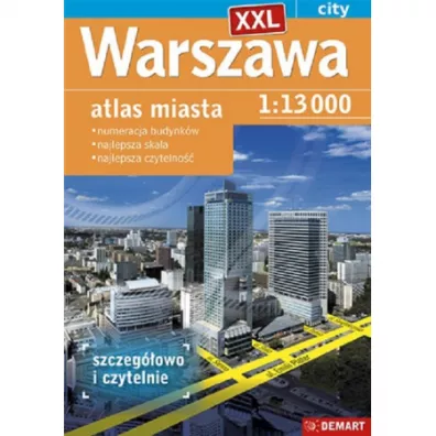 Warszawa XXL Atlas miasta