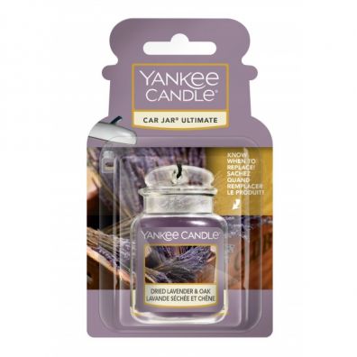 Yankee Candle Car Jar Ultimate wiszący odświeżacz do samochodu Dried Lavender & Oak