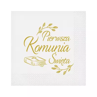 Godan Serwetki Pierwsza Komunia Biblia 33 x 33 cm
