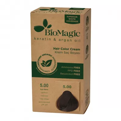 Biomagic Farba do w�os�w jasny br�z 5.00 250 g