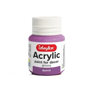Ideyka Farba akrylowa Fuksja 20ml