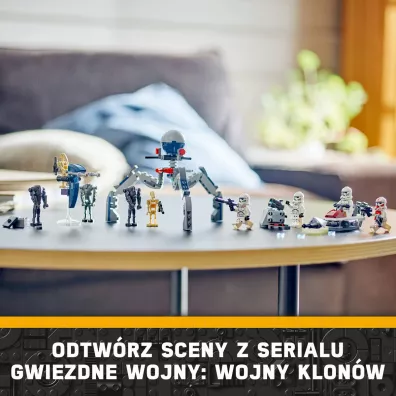 LEGO Star Wars Zestaw bitewny z �o�nierzem armii klon�w™ i droidem bojowym™ 75372