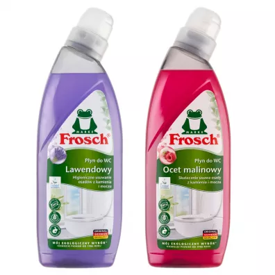 Frosch P�yn do czyszczenia wc malinowy i lawendowy Zestaw 2 x 750 ml