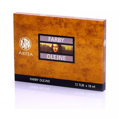 Astra Farby olejne - zestaw nr 1 12 x 18 ml