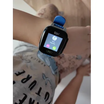 Kidiz Watch Smartwatch dla dziecka z lokalizacj� GPS KiDiZ Top niebieski