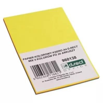 D.rect Papier ksero A4 5 kolor�w