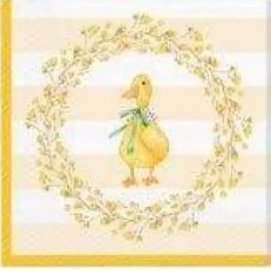 Paw Serwetka Lunch Decor Duck with Wreath 33x33 20szt./op.