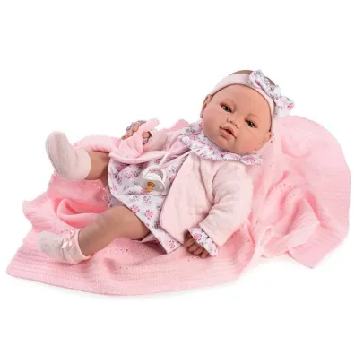 Lalka hiszpa�ska bobas Mantita z akcesoriami 39cm Berbesa