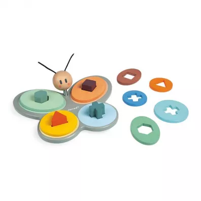 Drewniany sorter kszta�t�w Motyl Sweet Cocoon Janod