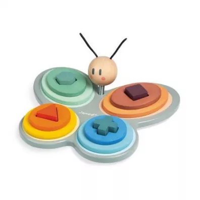 Drewniany sorter kszta�t�w Motyl Sweet Cocoon Janod