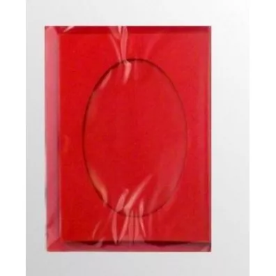 Galeria Hobby Karta passepartout + koperta czerwona 5 szt.