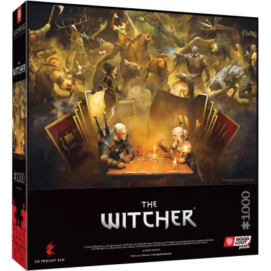 Puzzle 1000 el. The Witcher (Wied�min) Playing Gwent Good Loot