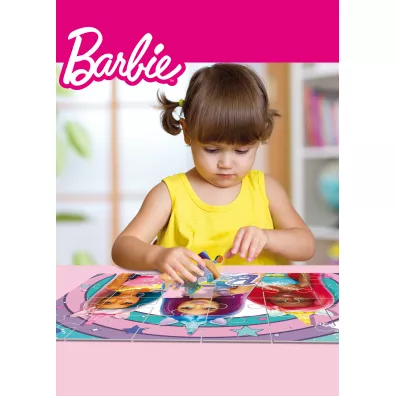 Puzzle dwustronne 48 Barbie magic unicorn Lisciani