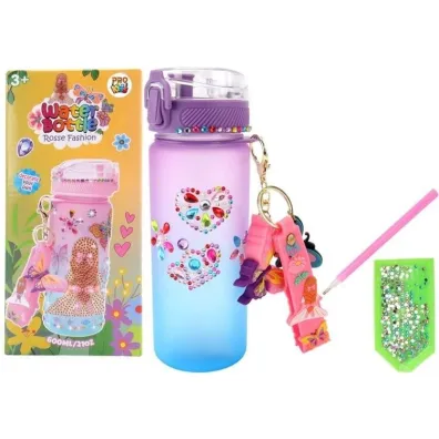 Diamentowa butelka do z brelokiem motyl 600ml Pro Kids