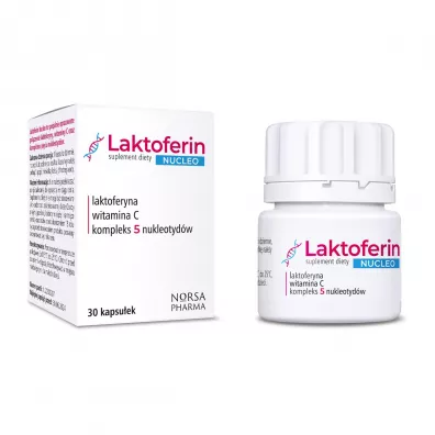 Norsa Pharma Laktoferin Nucleo Suplement diety 30 kaps.