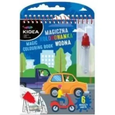 Magiczna wielorazowa kolorowanka wodna Pojazdy