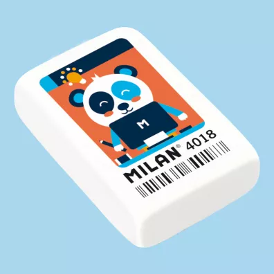 Milan Gumka z kauczuku syntetycznego z kolorowym nadrukiem