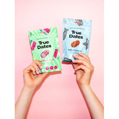 True Dates Daktyle o smaku Arbuza Watermelon zestaw 4 x 100 g