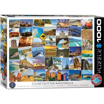 Puzzle 1000 el. Globetrotter - Australia Eurographics