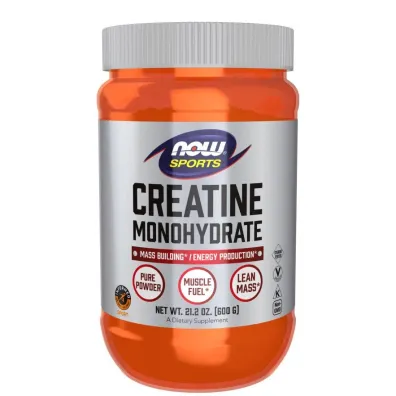 Now Foods Monohydrat kreatyny proszek - Creatine Monohydrate Powder Suplement diety 600 g