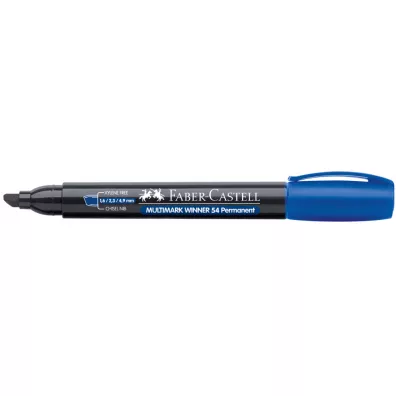 Faber-Castell Marker permanentny �ci�ta-ko�c. nieb. 54