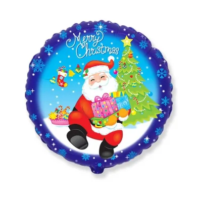 Balon foliowy Merry Christmas Miko�aj 45cm