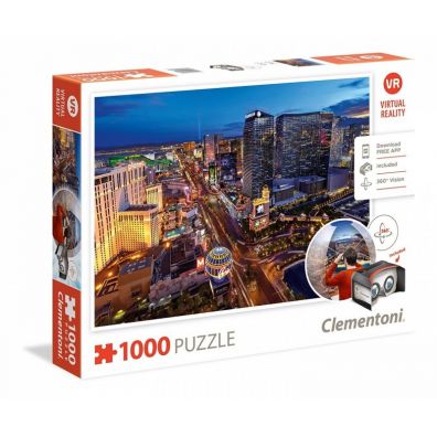 Puzzle 1000 el. Virtual Reality Las Vegas Clementoni