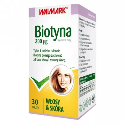 Walmark Biotyna 300µg suplement diety 30 tab.