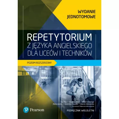 Repetytorium maturalne Pearson z jzyka angielskiego dla licew i technikw. Poziom rozszerzony