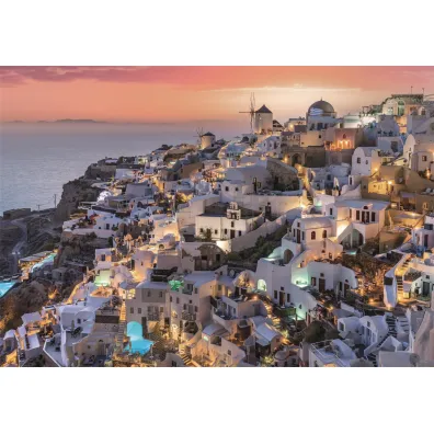 Puzzle 1000 el. Shades Of Santorini Clementoni