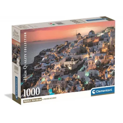 Puzzle 1000 el. Shades Of Santorini Clementoni
