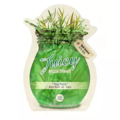 Holika Holika Juicy mask sheet maska w p�acie tea tree oczyszczaj�ca 1szt 20 ml