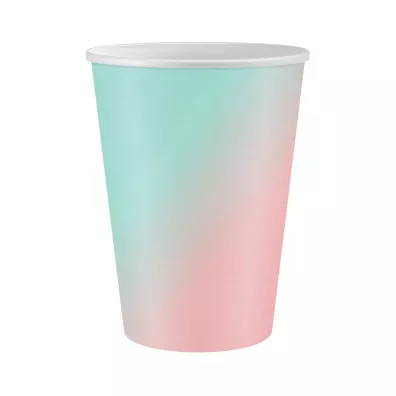 Godan Kubeczki papierowe ombre 266ml 6 szt.