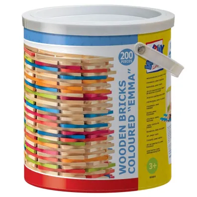 KLOCKI DREW KOL 200EL PLASKIE/PATYCZKI WIADERKO