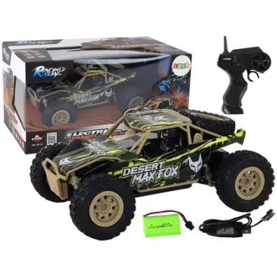 Autko terenowe R/C 1:24 br�zowo-zielone LeanToys