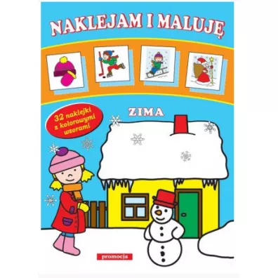 Zima. Naklejam i maluj�