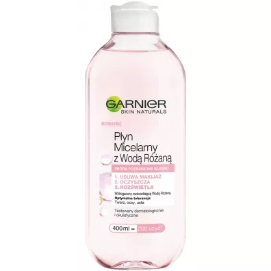 Garnier Skin Naturals Rose p�yn micelarny do twarzy 400 ml